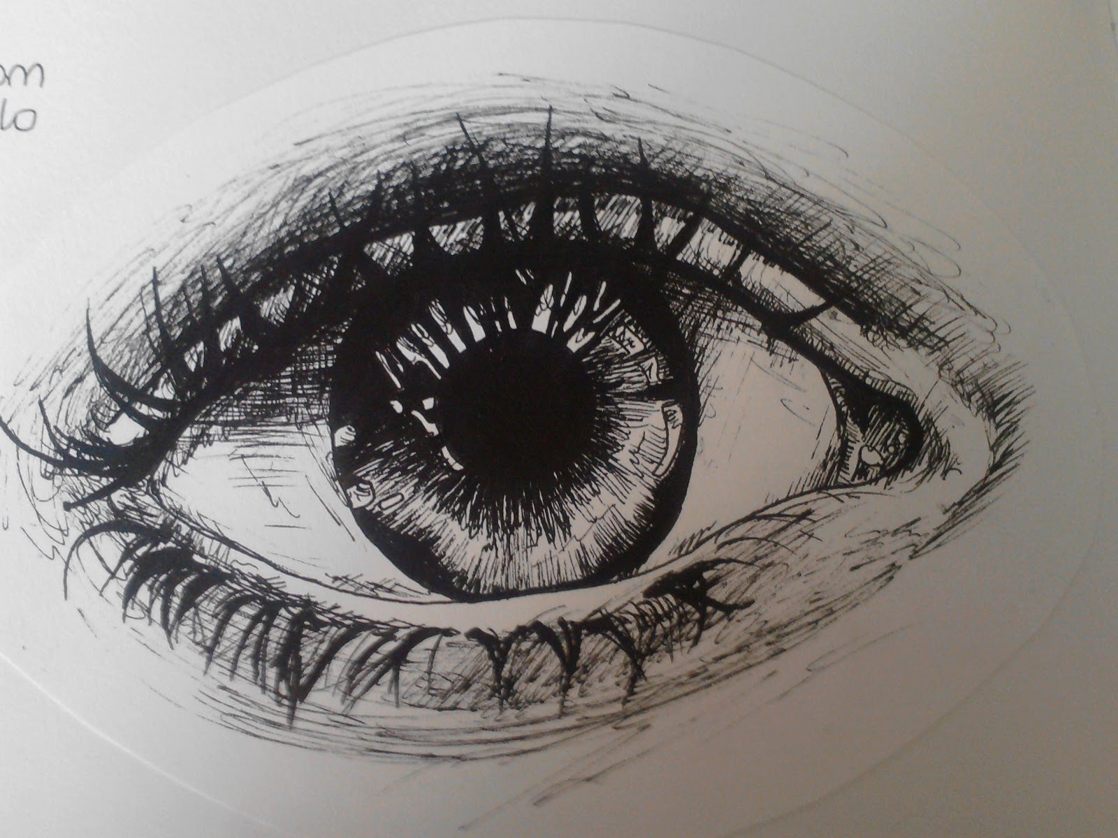 Brush Strokes and Paint Spatters Eyes!!